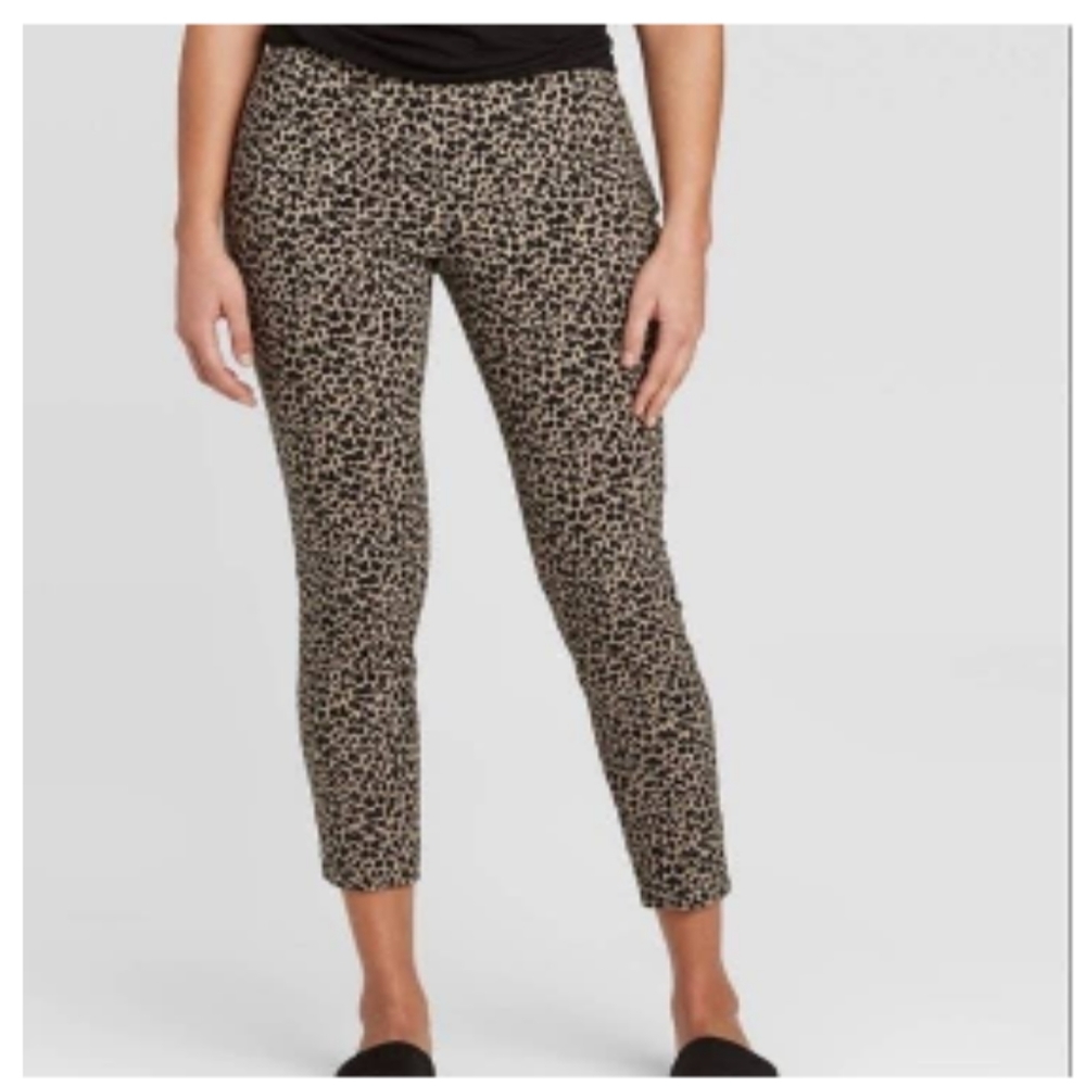A New Day Leopard,Animal print High rise Skinny leg Cropped Ankle Flat front 2